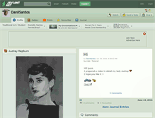 Tablet Screenshot of daniisantos.deviantart.com