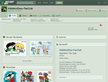 Tablet Screenshot of kidsnextdoor-fanclub.deviantart.com