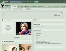 Tablet Screenshot of gerdoo.deviantart.com