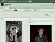 Tablet Screenshot of fredwinkler.deviantart.com