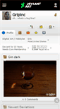 Mobile Screenshot of gripinc.deviantart.com