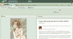 Desktop Screenshot of jennifire.deviantart.com