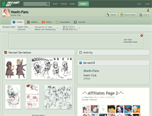 Tablet Screenshot of noein-fans.deviantart.com