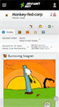 Mobile Screenshot of monkey-fed-corp.deviantart.com