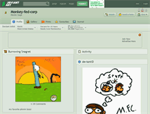 Tablet Screenshot of monkey-fed-corp.deviantart.com