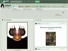 Tablet Screenshot of antiplod.deviantart.com