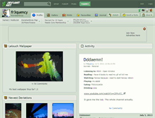 Tablet Screenshot of fr3quency.deviantart.com