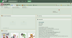 Desktop Screenshot of cherrypink.deviantart.com