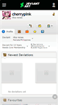 Mobile Screenshot of cherrypink.deviantart.com