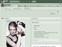 Tablet Screenshot of gesmodel.deviantart.com