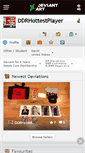 Mobile Screenshot of ddrhottestplayer.deviantart.com