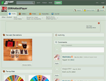 Tablet Screenshot of ddrhottestplayer.deviantart.com