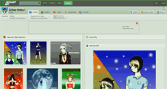 Desktop Screenshot of chloe-neko1.deviantart.com