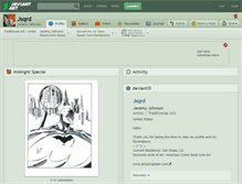 Tablet Screenshot of jsqrd.deviantart.com