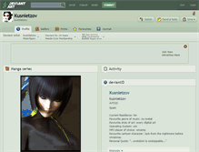 Tablet Screenshot of kusnietzov.deviantart.com