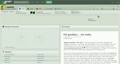 Desktop Screenshot of cassiedj.deviantart.com