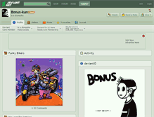 Tablet Screenshot of bonus-kun.deviantart.com