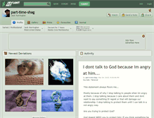 Tablet Screenshot of part-time-shag.deviantart.com
