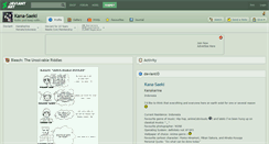 Desktop Screenshot of kana-saeki.deviantart.com