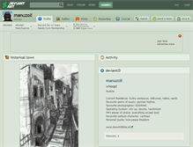 Tablet Screenshot of manuzoli.deviantart.com