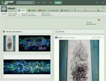 Tablet Screenshot of nikoxil.deviantart.com