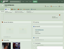 Tablet Screenshot of corwinhavens.deviantart.com