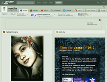 Tablet Screenshot of mendha.deviantart.com