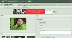 Desktop Screenshot of a-clever-name.deviantart.com