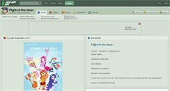 Desktop Screenshot of flight-of-the-moon.deviantart.com