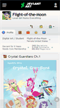Mobile Screenshot of flight-of-the-moon.deviantart.com