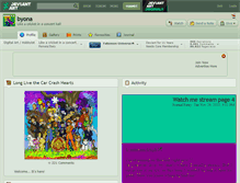 Tablet Screenshot of byona.deviantart.com
