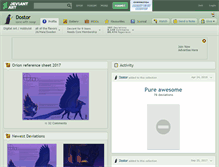Tablet Screenshot of dostor.deviantart.com