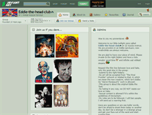 Tablet Screenshot of eddie-the-head-club.deviantart.com