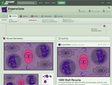 Tablet Screenshot of emperorzelos.deviantart.com
