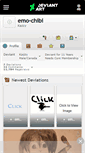 Mobile Screenshot of emo-chibi.deviantart.com