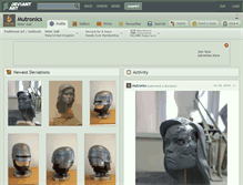 Tablet Screenshot of mutronics.deviantart.com