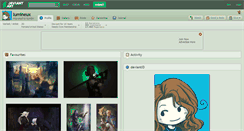 Desktop Screenshot of lumineux.deviantart.com