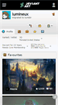 Mobile Screenshot of lumineux.deviantart.com