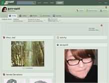 Tablet Screenshot of guro-squid.deviantart.com