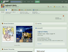 Tablet Screenshot of jughead-x-betty.deviantart.com