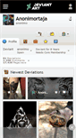 Mobile Screenshot of anonimortaja.deviantart.com