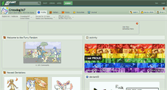Desktop Screenshot of crossdog367.deviantart.com