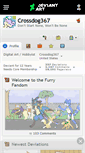 Mobile Screenshot of crossdog367.deviantart.com