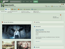 Tablet Screenshot of pippa-hynelin.deviantart.com