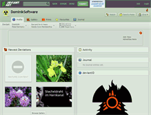 Tablet Screenshot of dominiksoftware.deviantart.com