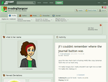 Tablet Screenshot of invadingstargazer.deviantart.com