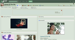 Desktop Screenshot of lioness-of-the-vile.deviantart.com