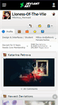 Mobile Screenshot of lioness-of-the-vile.deviantart.com