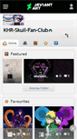 Mobile Screenshot of khr-skull-fan-club.deviantart.com