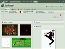 Tablet Screenshot of darxsamurott.deviantart.com